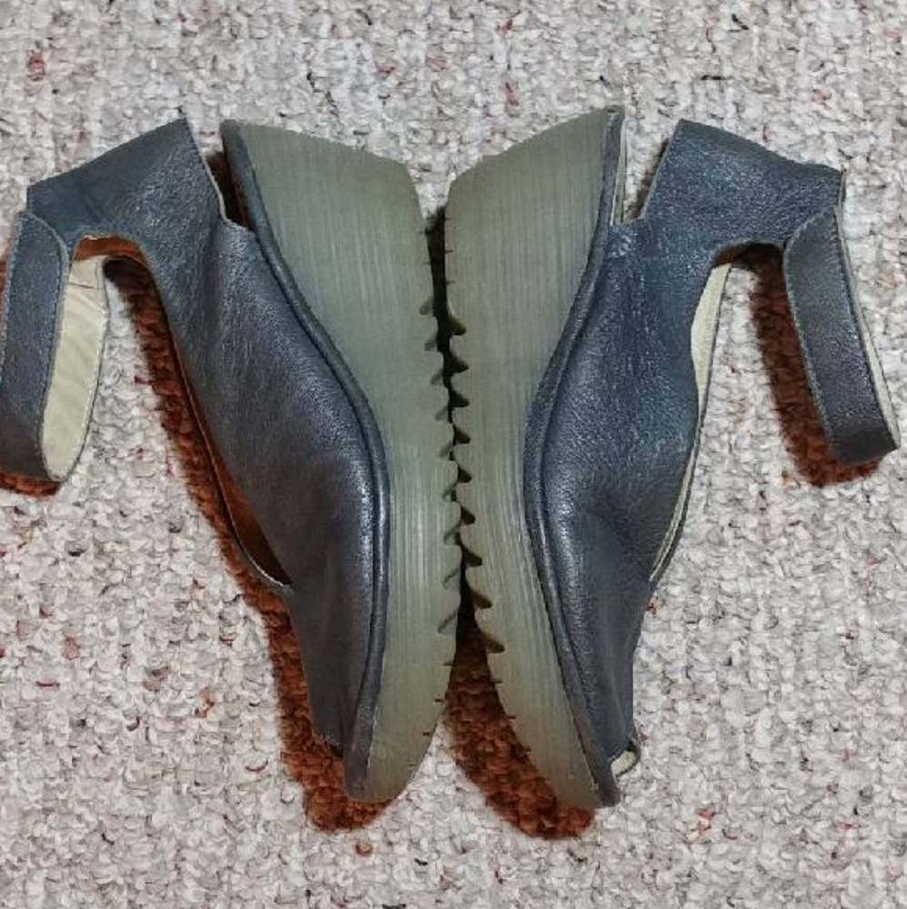 Fly London Yala platform wedge shoes